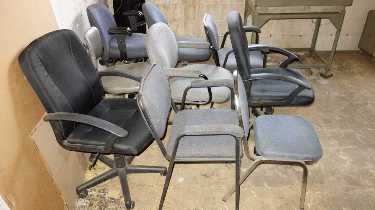 LOT OF 9 ASSORTED OFFICE CHAIRS - PLANT & FACILITY