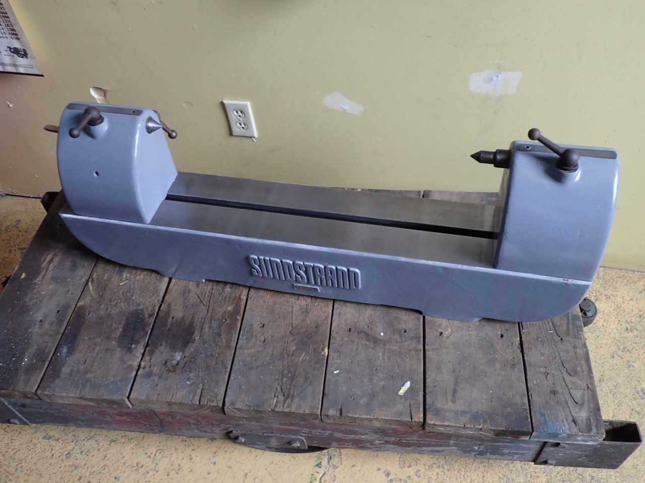 Sundstrand 12" Swing Bench Centers: 40-1/2" Long Bed, 25" Between Centers - MACHINING ACCESSORIES & TOOLING