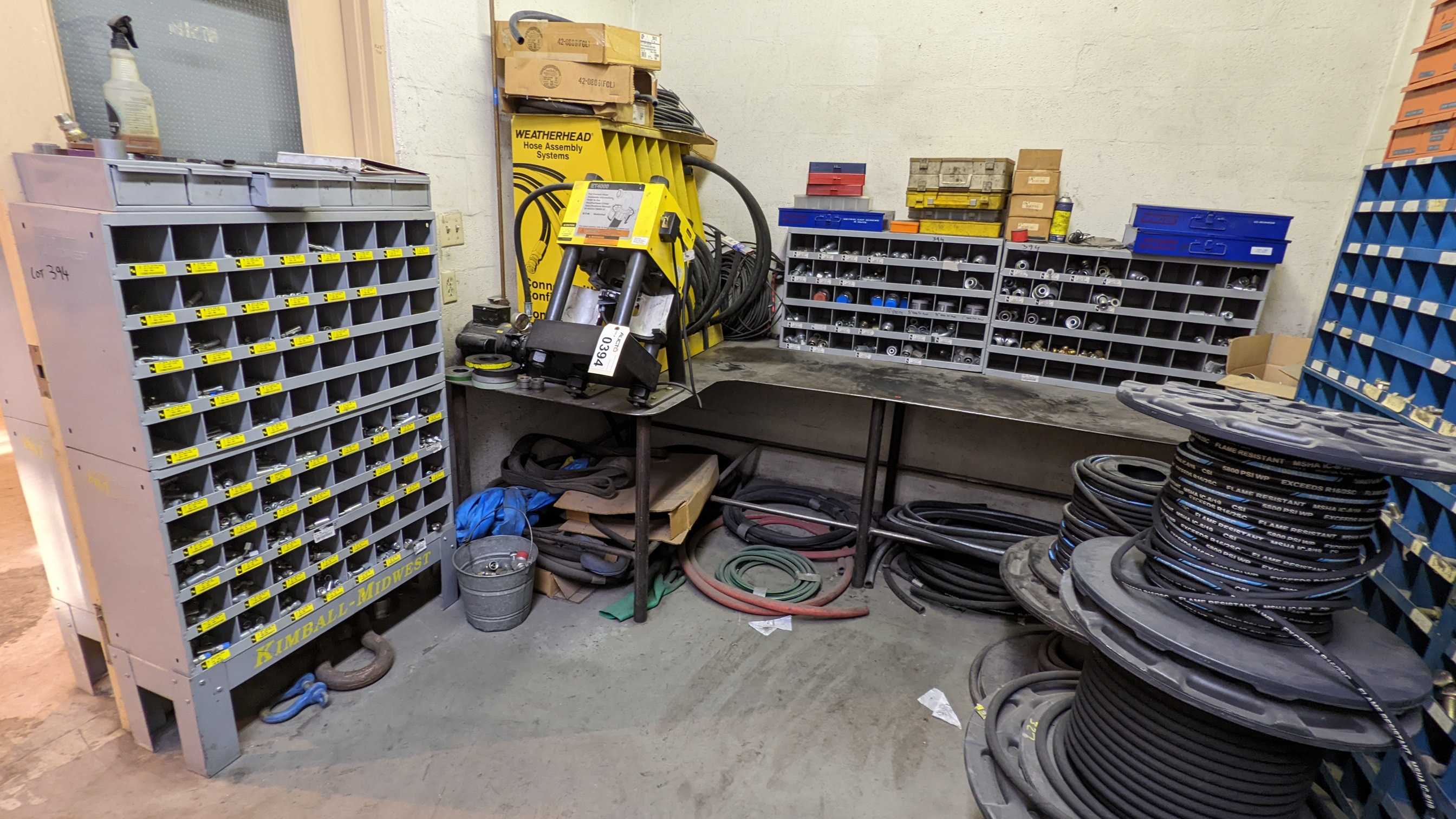 HOSE CRIMPER WITH ACCESSORIES - HYDRAULIC HOSE