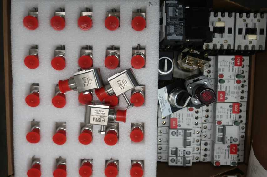 4 PALLETS OF ASSORTED ELECTRICAL COMPONENTS - ELECTRICAL COMPONENTS