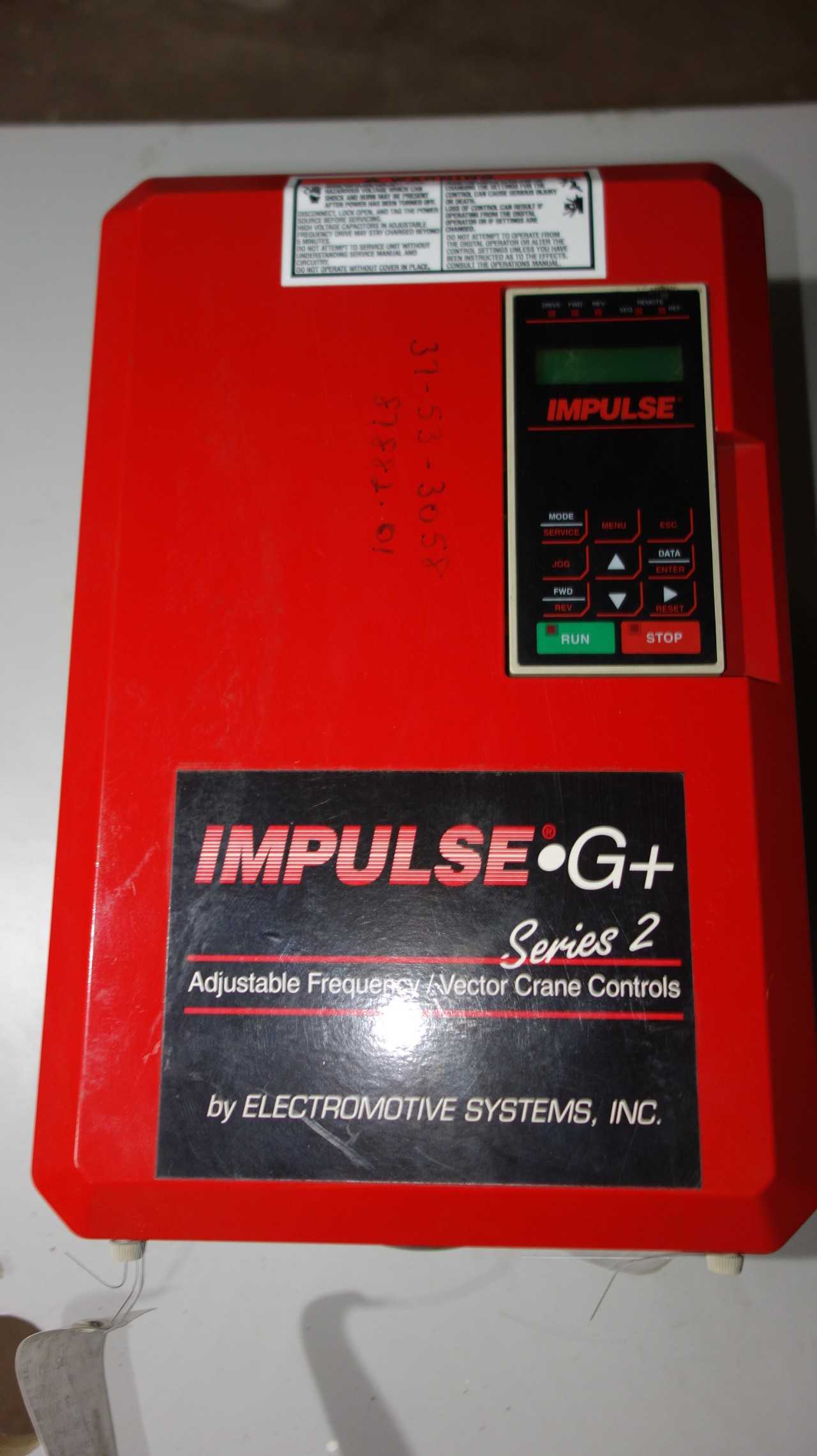 ELECTROMOTIVE CIMR-G5U4011 IMPULSE G+ DRIVE - MOTOR DRIVES