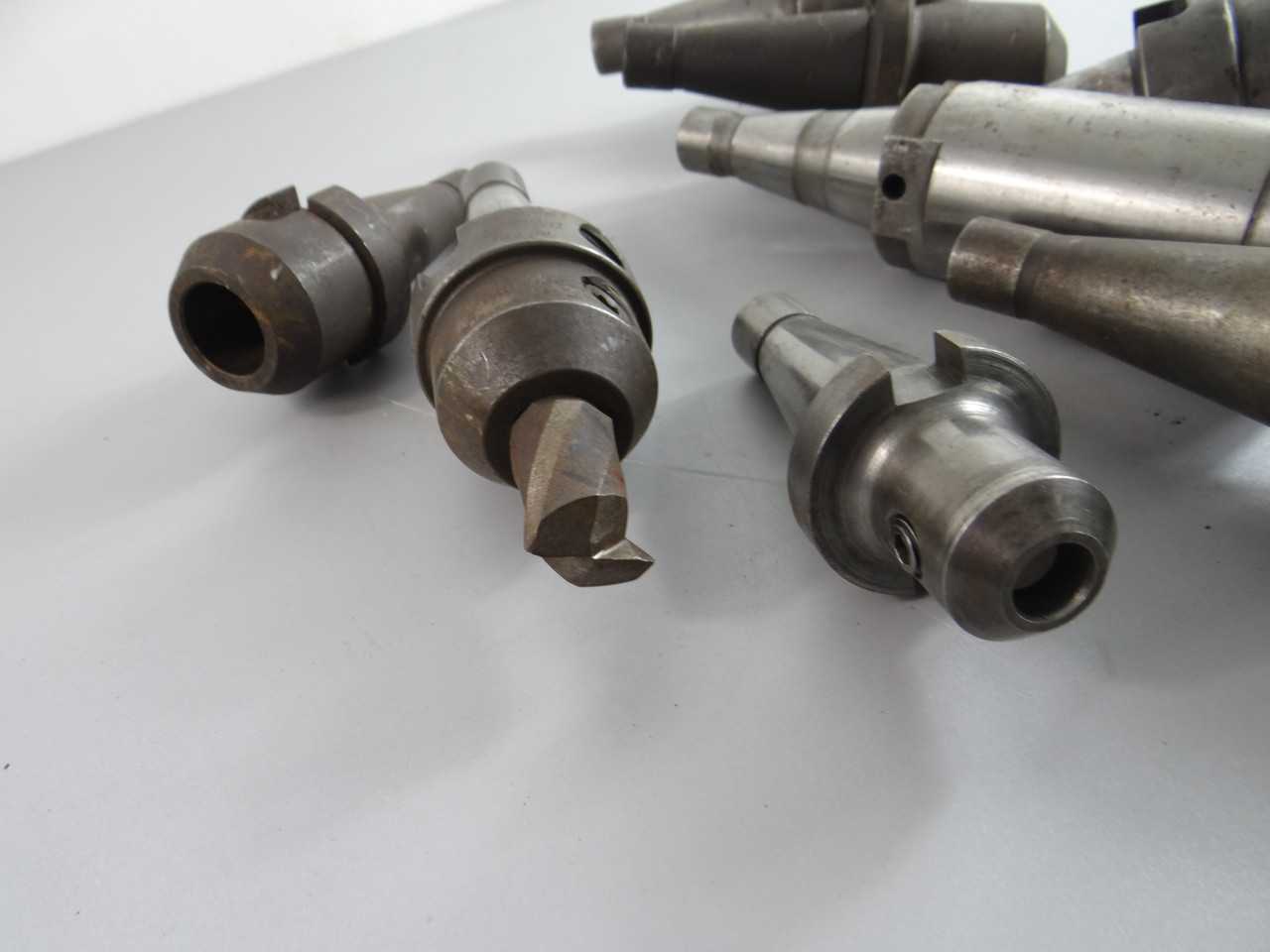 8PC Lot of NMTB40 End Mill Holders Weldon Devlieg - MILLING MACHINES