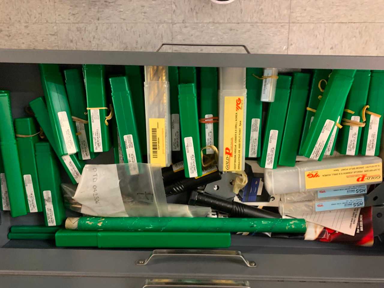 Drill Index Cabinet w/key - ELECTRIC POWER TOOLS