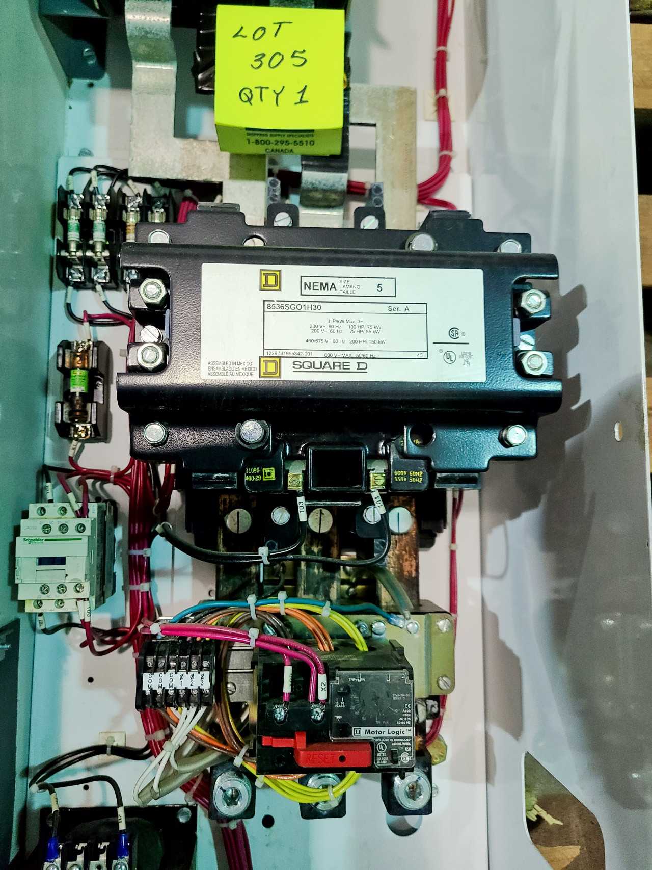 SQD MODEL 6 MCC BUCKET SIZE 5 STR 400A BREAKER QTY 1 - MISCELLANEOUS