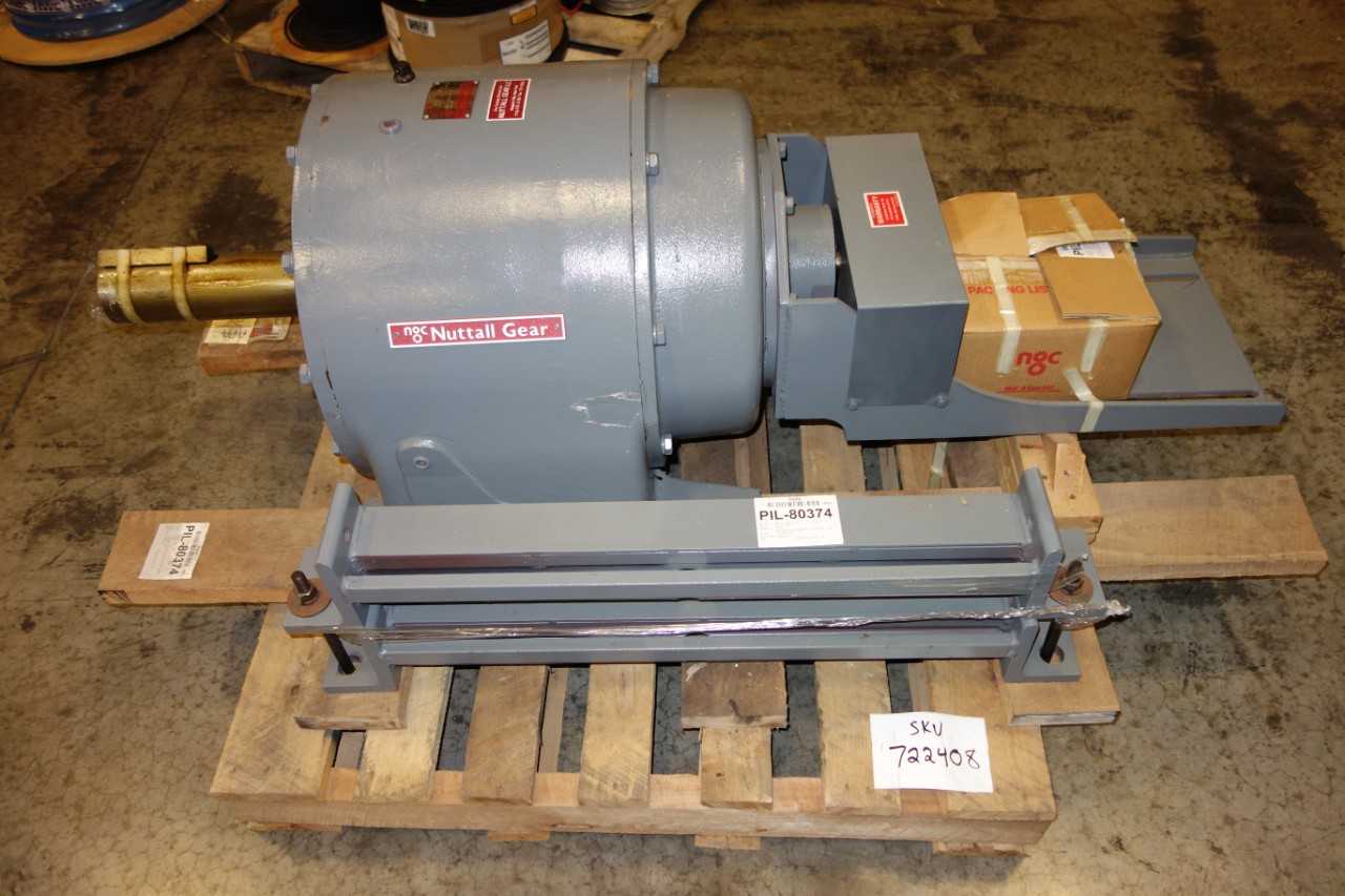 NUTTALL GEAR SPEED REDUCER U2560760 5HP 194.6:1 8.8RPM - GEAR REDUCERS