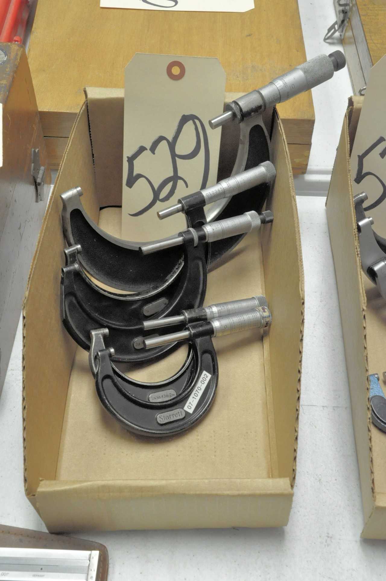 Lot-5 Piece Micrometers in (1) Box - ELECTRIC POWER TOOLS
