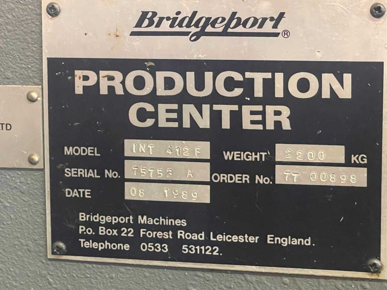 Bridgeport Interact 412 CNC Vertical Machining Center - CNC MACHINING CENTERS