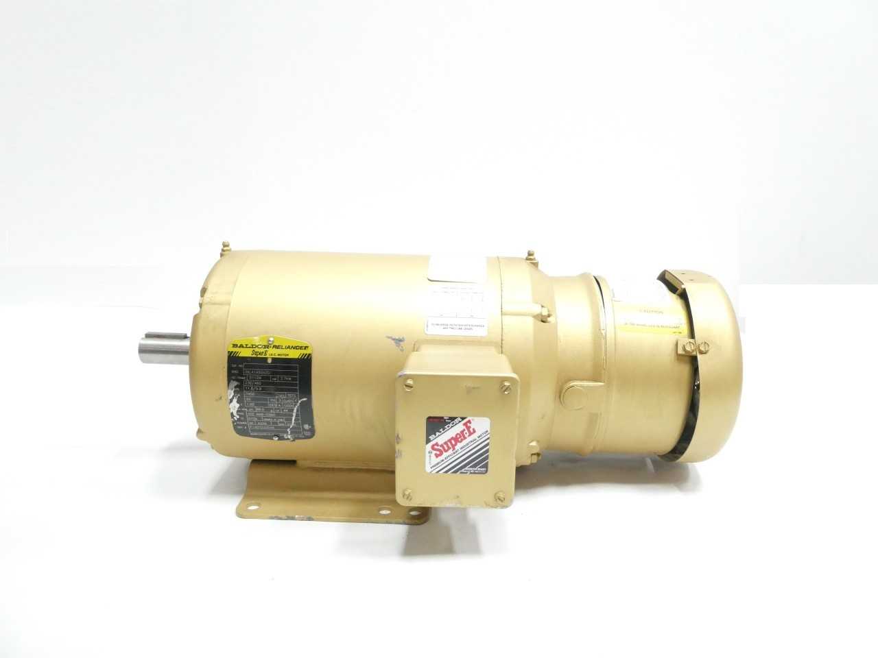 BALDOR 36L414S042G1 SUPER-E D112M 3.7KW 3450RPM 230/460V-AC AC MOTOR - ELECTRIC MOTORS