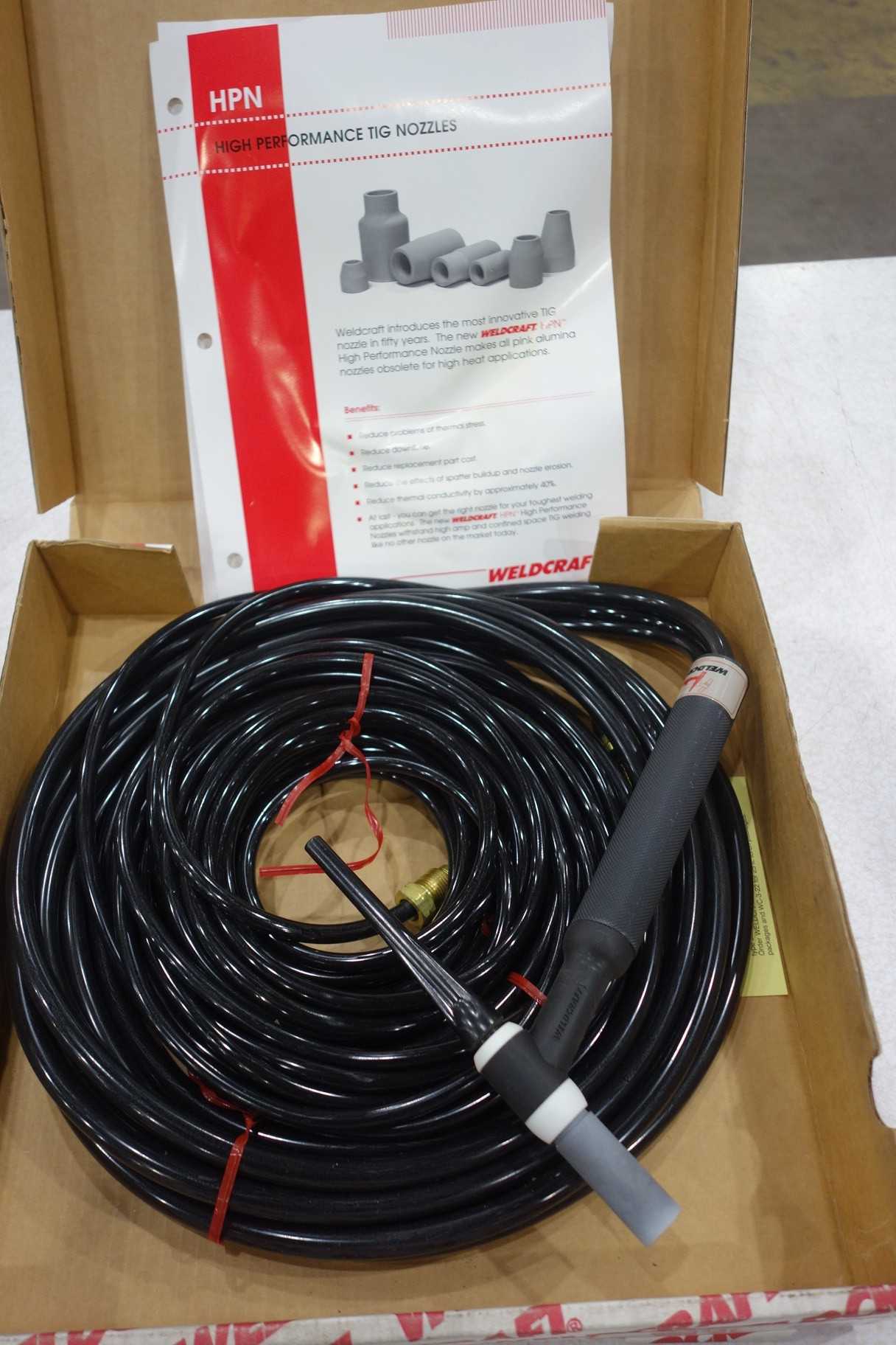 Weldcraft WP-18-25 Torch Package with WC-3-22 22FT. Cable Cover - WELDING EQUIPMENT