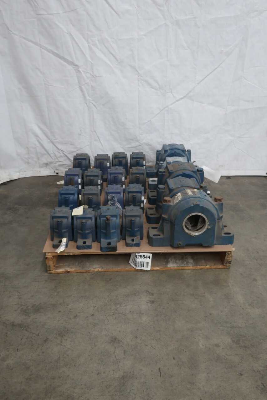 PALLET OF ASSORTED SKF SPLITCASE PILLOW BLOCK BEARING HOUSINGS - BEARINGS