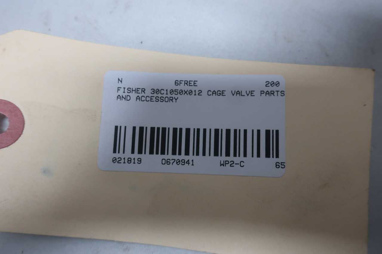 FISHER 30C1050X012 CAGE VALVE PARTS AND ACCESSORY - VALVES