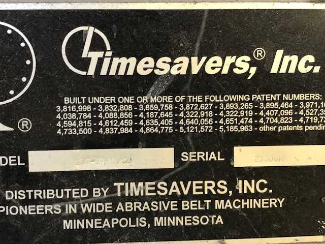 Timesavers Deburring Machine - MACHINING ACCESSORIES & TOOLING