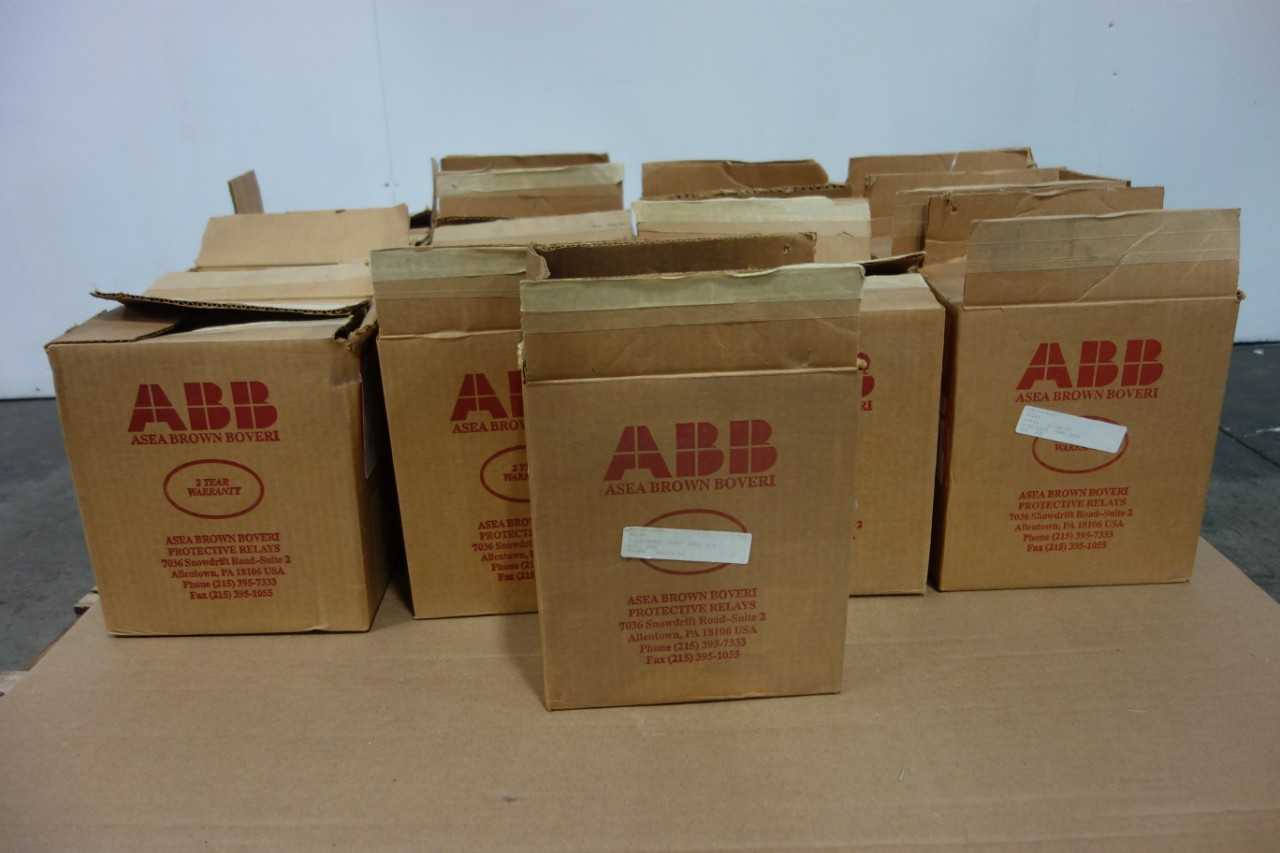 LOT OF ASSORTED ABB CIRCUIT SHIELD UNDERVOLTAGE RELAY - AUTOMATION & CONTROLS