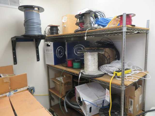 Rack, desk and contents - MISCELLANEOUS