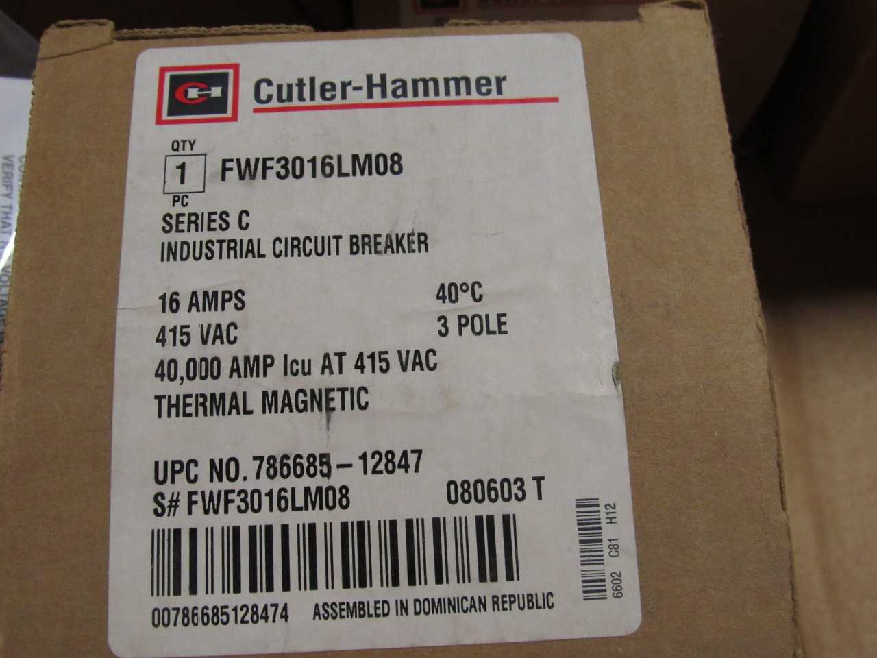 Eaton Circuit Breakers - CIRCUIT BREAKERS