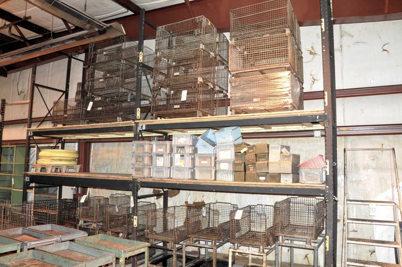 Lot-(2) Sections of Pallet Rack 144"H X 108"W X 36"D, (Contents Not - SHELVING
