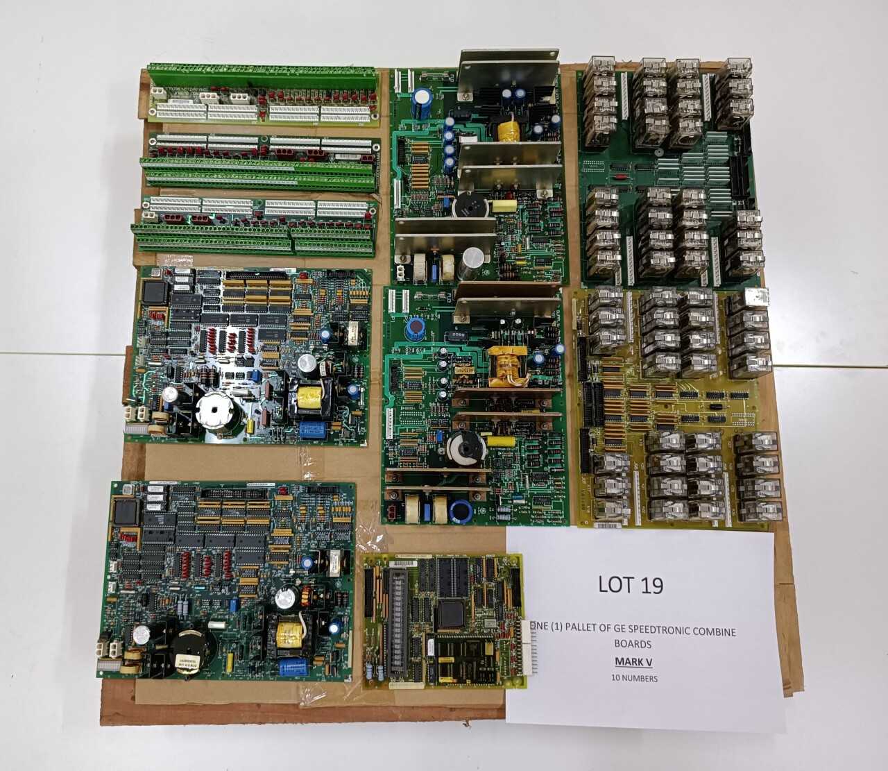 ONE (1) PALLET OF GE SPEEDTRONIC COMBINE BOARDSMARK VI - AUTOMATION & CONTROLS