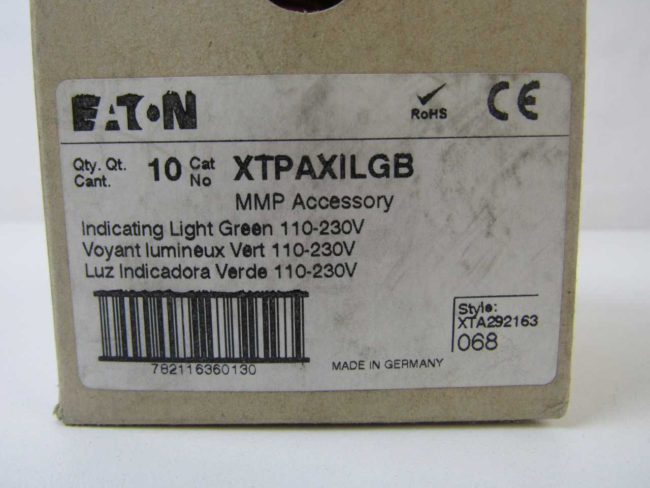 Quantity of 130x XTPAXILGB MCP/Motor Circuit Protectors - ELECTRIC MOTORS Quantity of 130x XTPAXILGB MCP/Motor Circuit Protectors - ELECTRIC MOTORS
