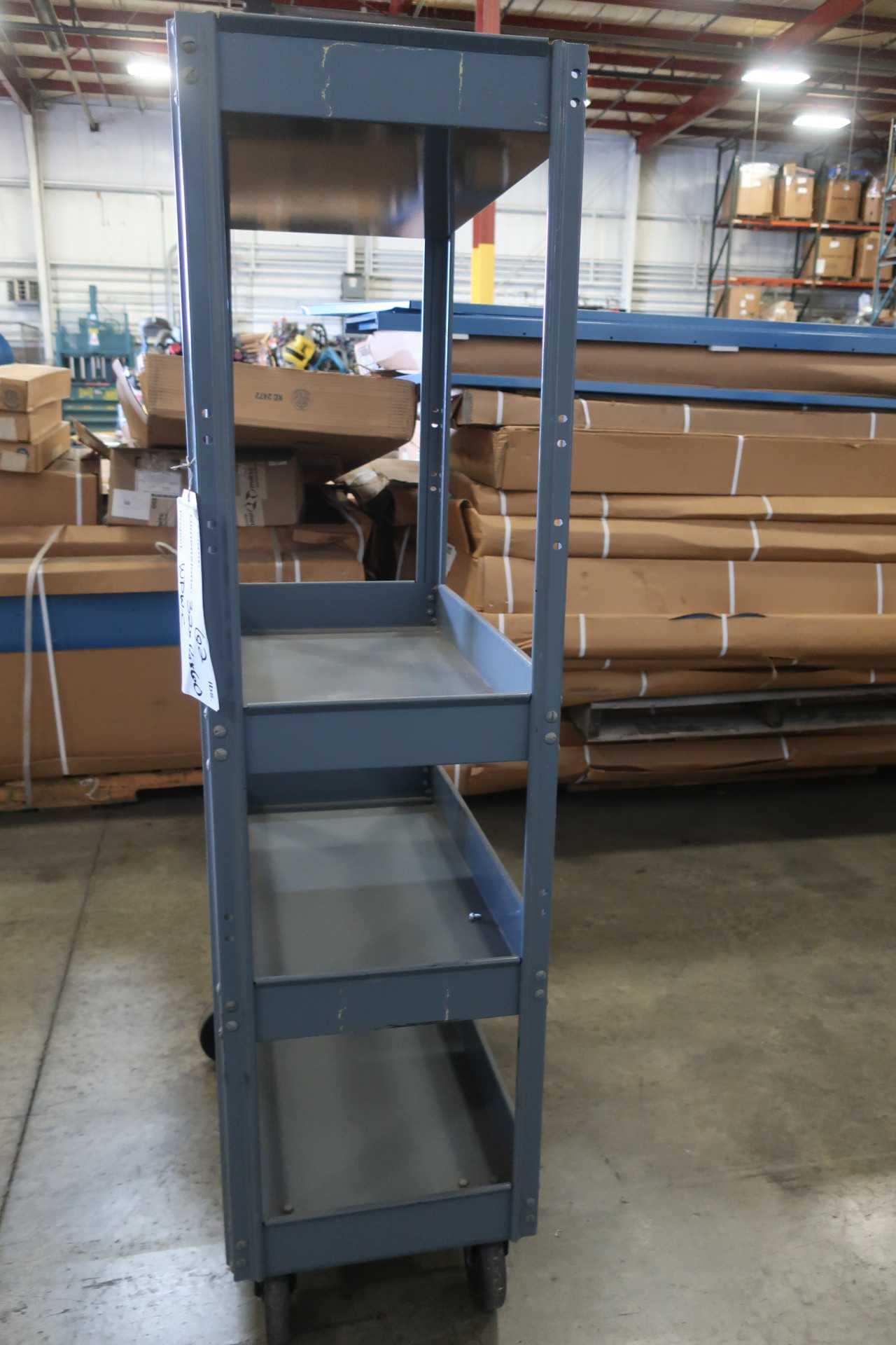 4 SHELF STEEL ROLLING CART - ROLLING CARTS