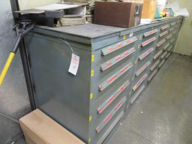 Tool Cabinets and Contents (6) each. - INDUSTRIAL PARTS