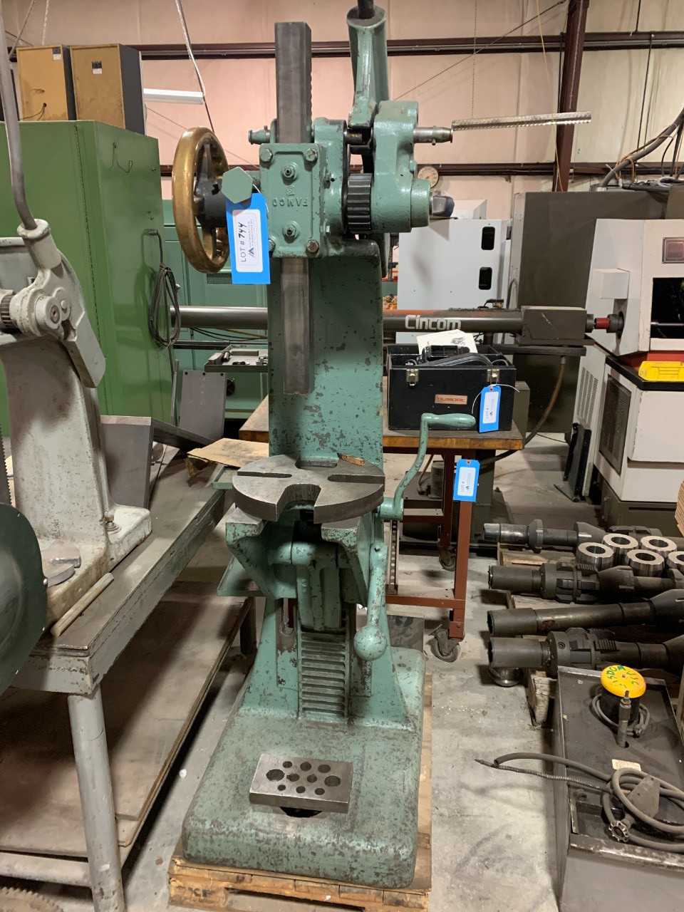 Famco 5C Arbor Press - MECHANICAL STAMPING PRESSES