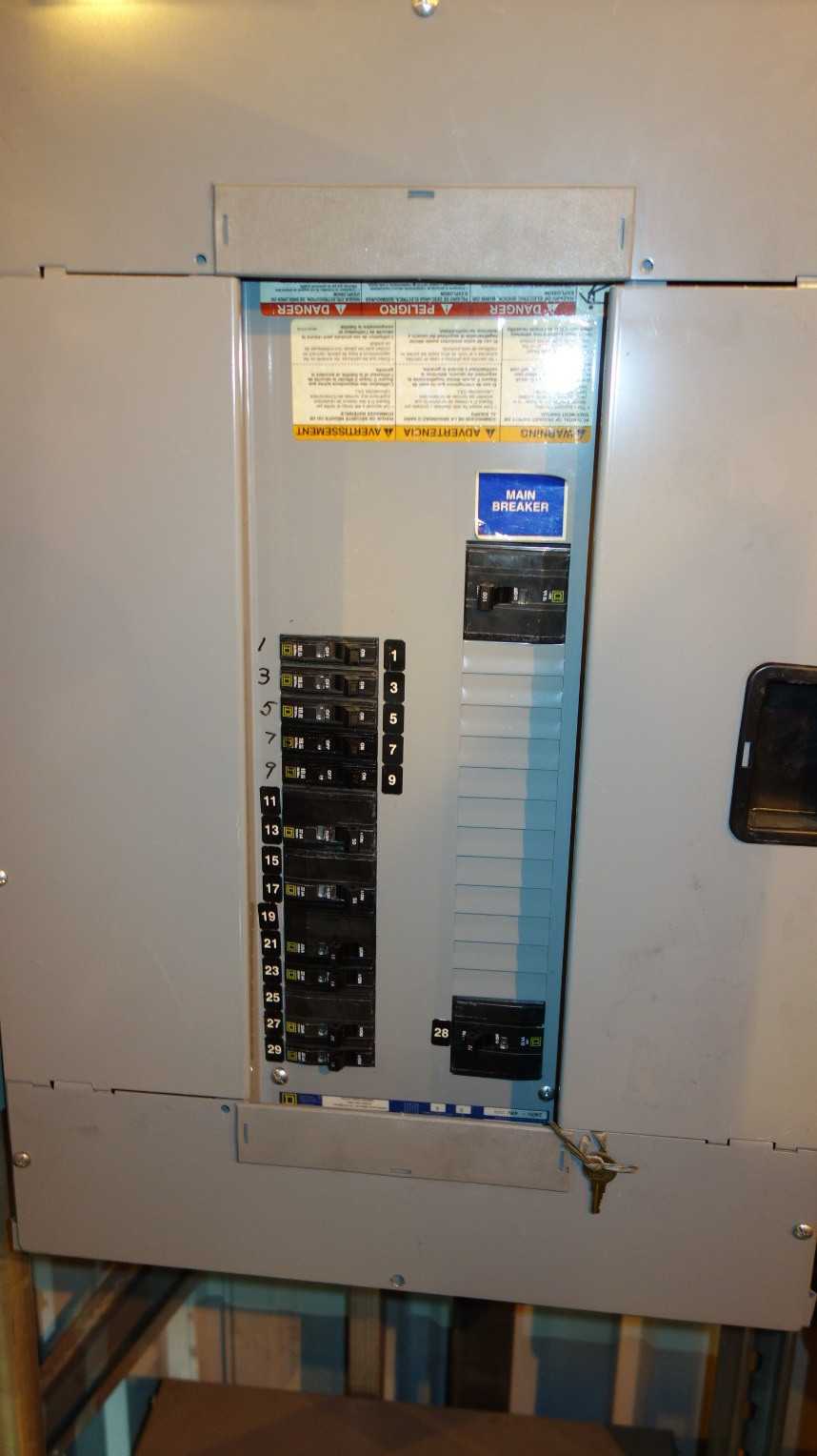 LOT OF 2 SQUARE D 30T85HIS 40KVA 208V-AC 120V-AC TRANSFORMER W/ PANELBOARD  DELAYED REMOVAL - CONTROL TRANSFORMERS