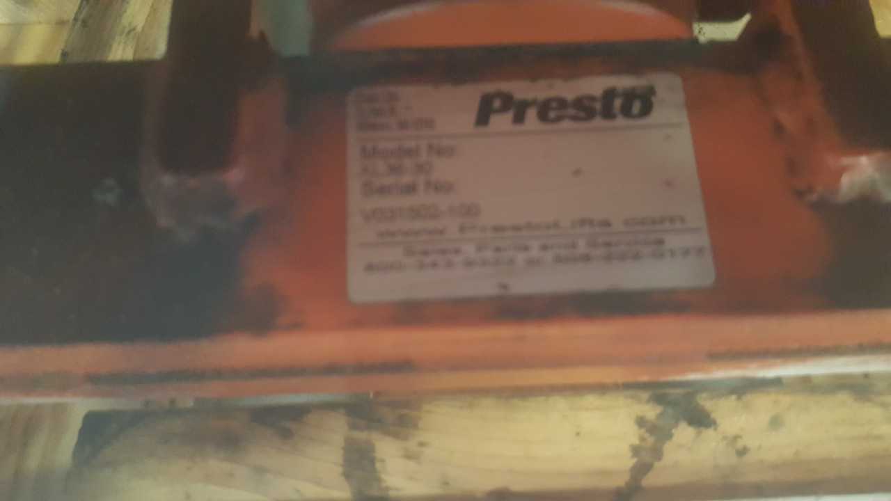 Presto XL36-30CH electric scissor lift table, 3000lb capacity - LIFT CART