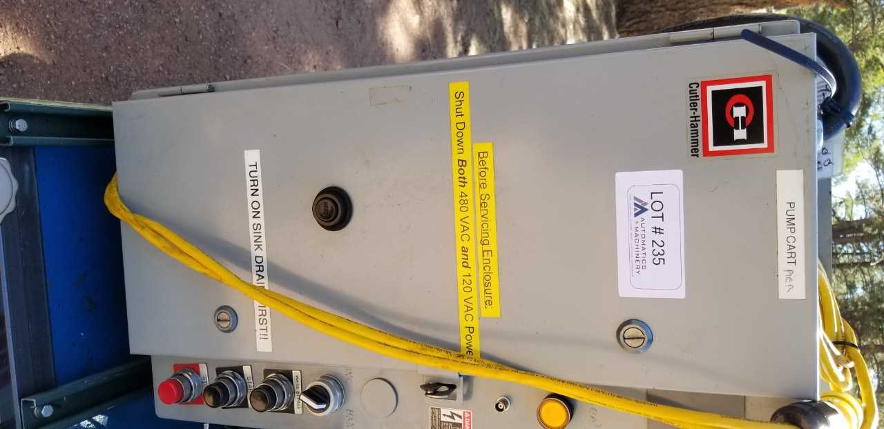 Motion Industries Pump Cart - METAL INSPECTION EQUIPMENT