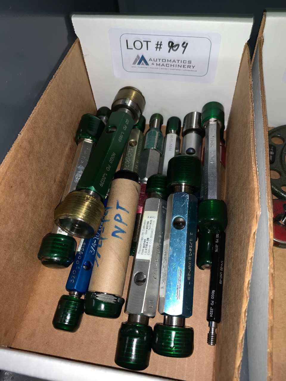Thread Gages - PROCESS EQUIPMENT