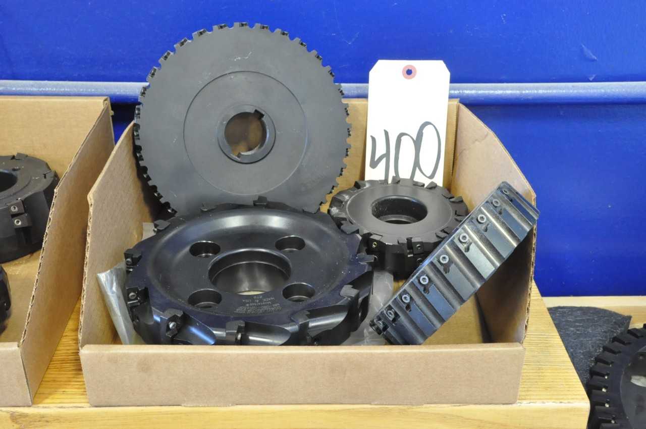 Lot-(4) Insert Type Face Cutters in (1) Box - ELECTRIC POWER TOOLS