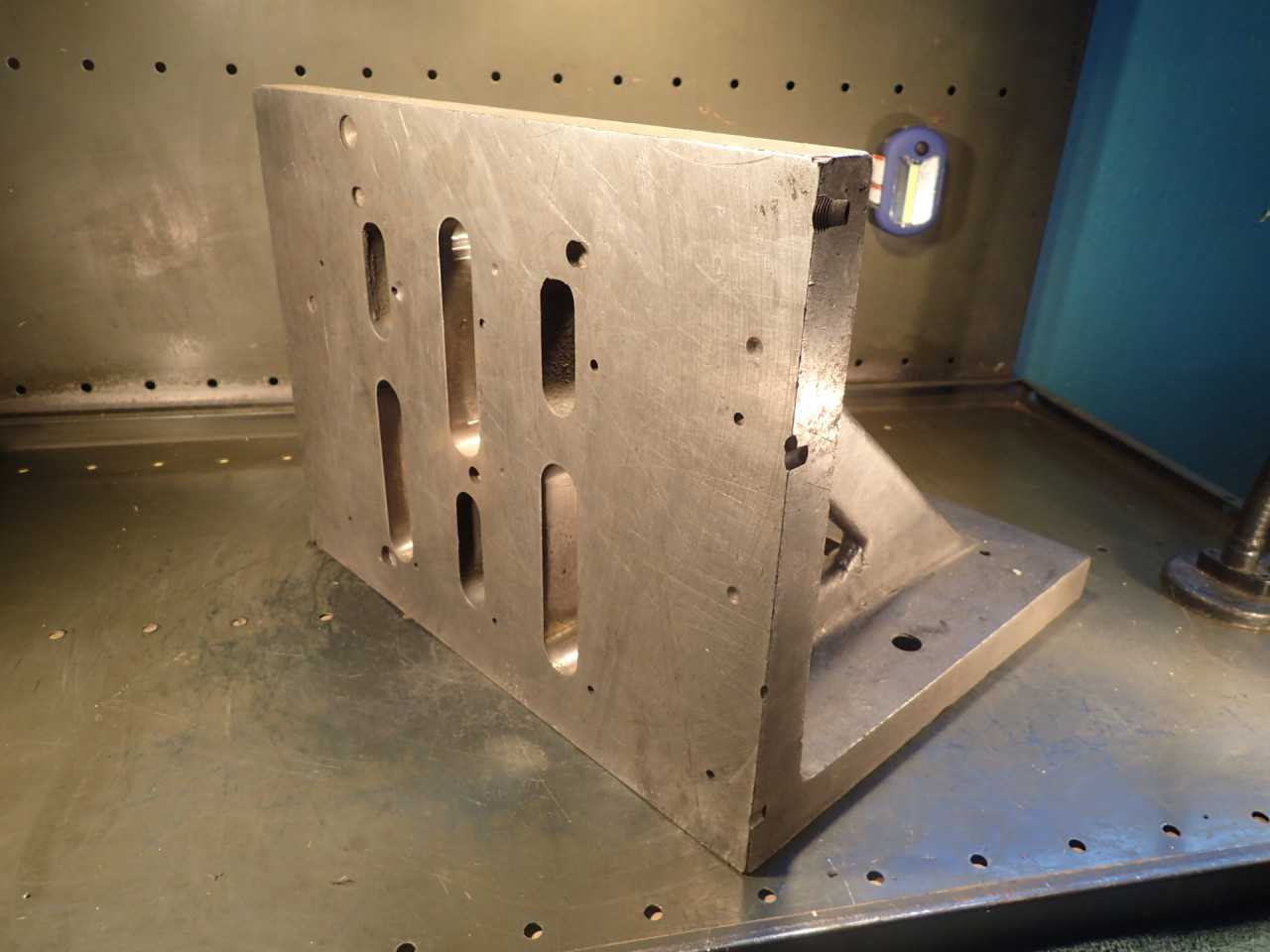 Taft-Pierce 12x16x14 16" 14" 12" Slotted Right Angle Milling Setup Fixture Plate - END MILLS