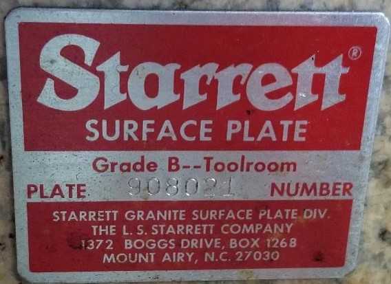 Granite Surface Plate and Table - PROCESS EQUIPMENT