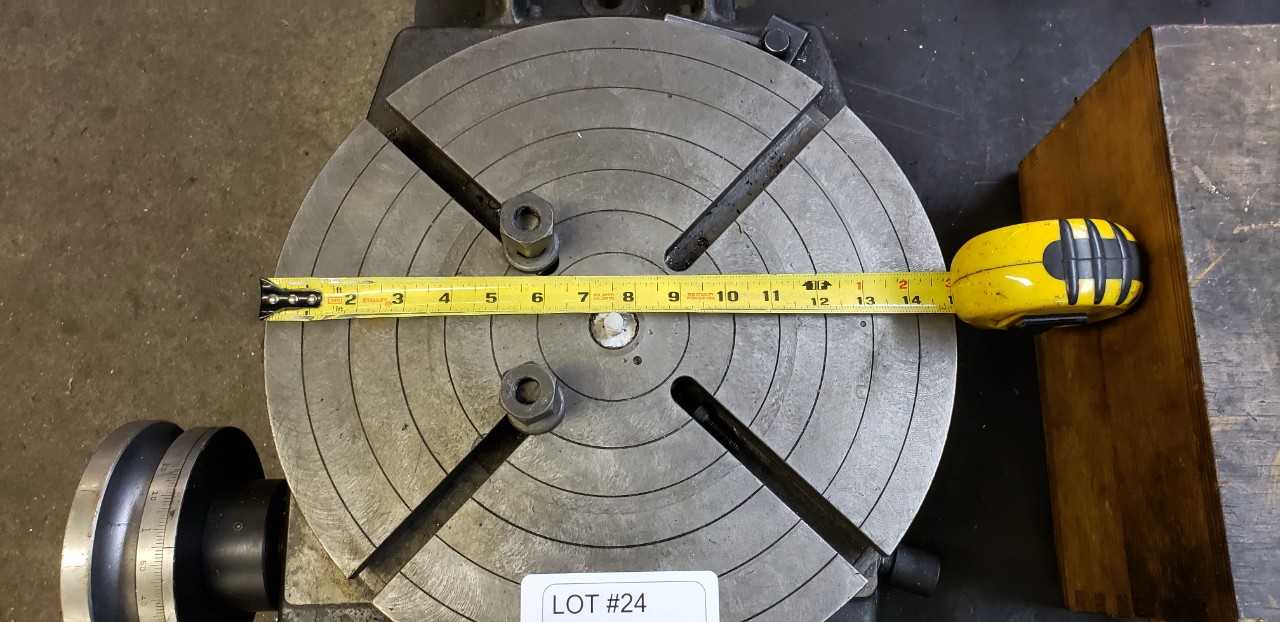 Manual Rotary Table - MACHINING ACCESSORIES & TOOLING