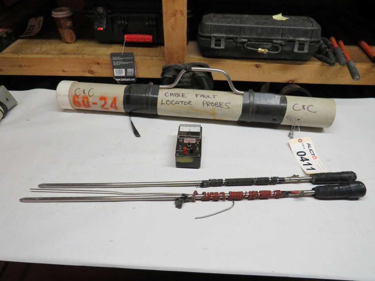 LOT OF 2 CABLE FAULT LOCATOR PROBES, BAVLE MASTER INC. PF52 - ELECTRICAL COMPONENTS
