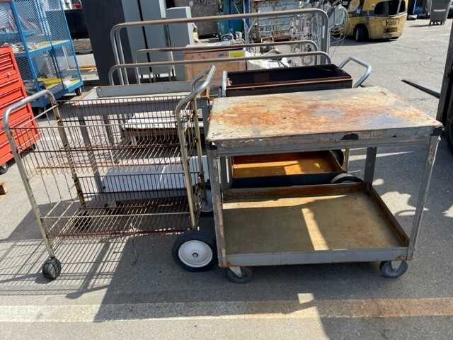 Lot of 4 Rolling Carts - ROLLING CARTS