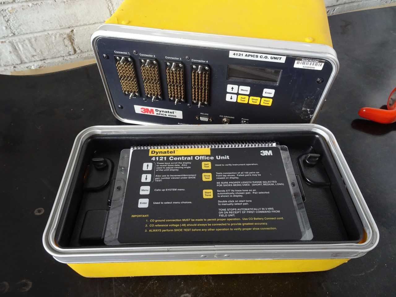 3M Dynatel APICS 4000 CABLE PIPE FAULT LOCATOR - ELECTRICAL PARTS