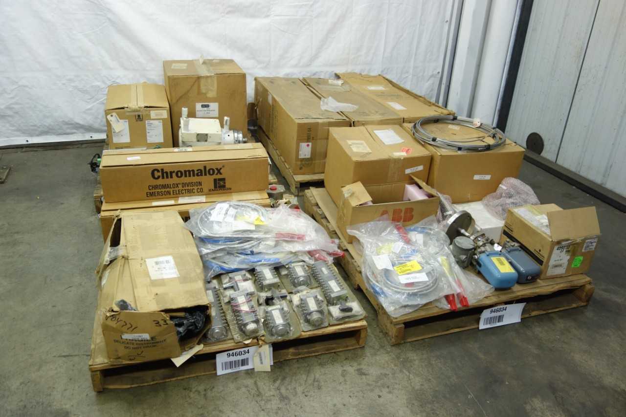 4 PALLETS OF ASSORTED ELECTRICAL - ELECTRICAL COMPONENTS