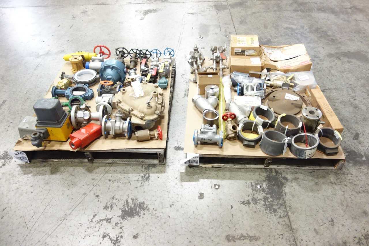 2 PALLETS OF ASSORTED VALVES AND VALVE ACCESSORIES - VALVES