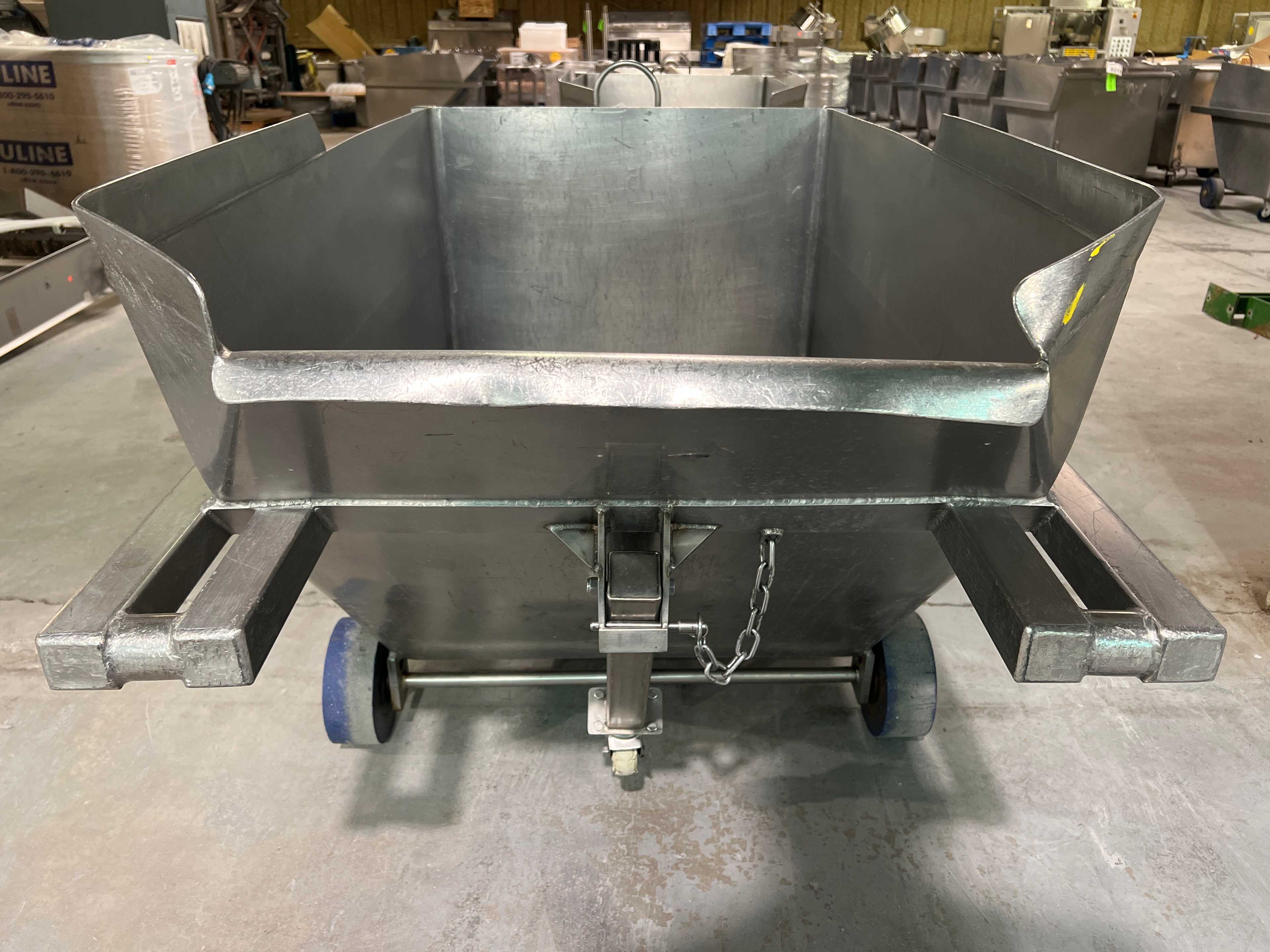 Stainless Steel Dump Cart Hopper