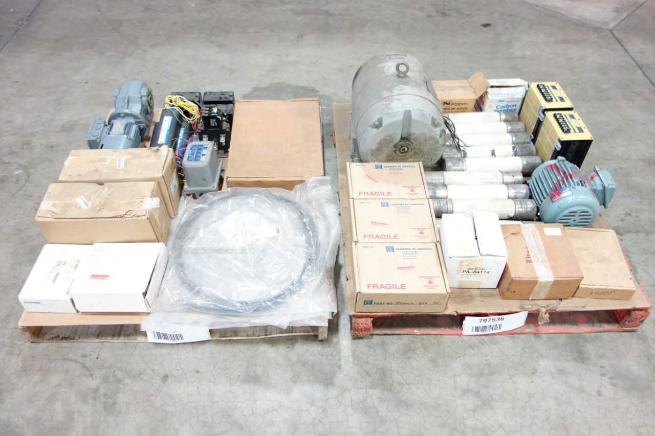 2 PALLETS OF ASSORTED ELECTRICAL - ELECTRICAL COMPONENTS