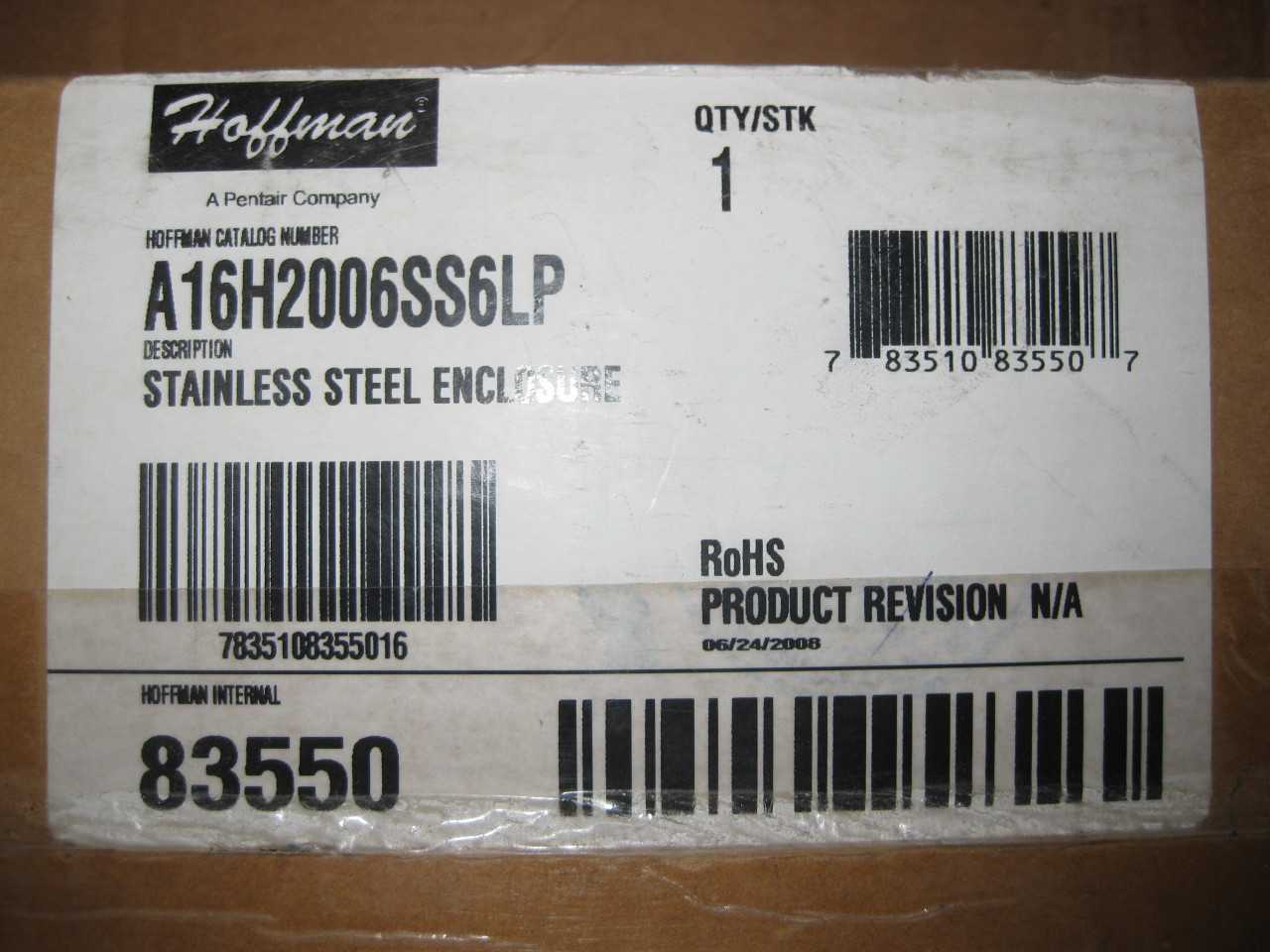 HOFFMAN MIXED LOT OF STAINLESS STEEL ENCLOSURES ( QTY. 12 ) - MISCELLANEOUS