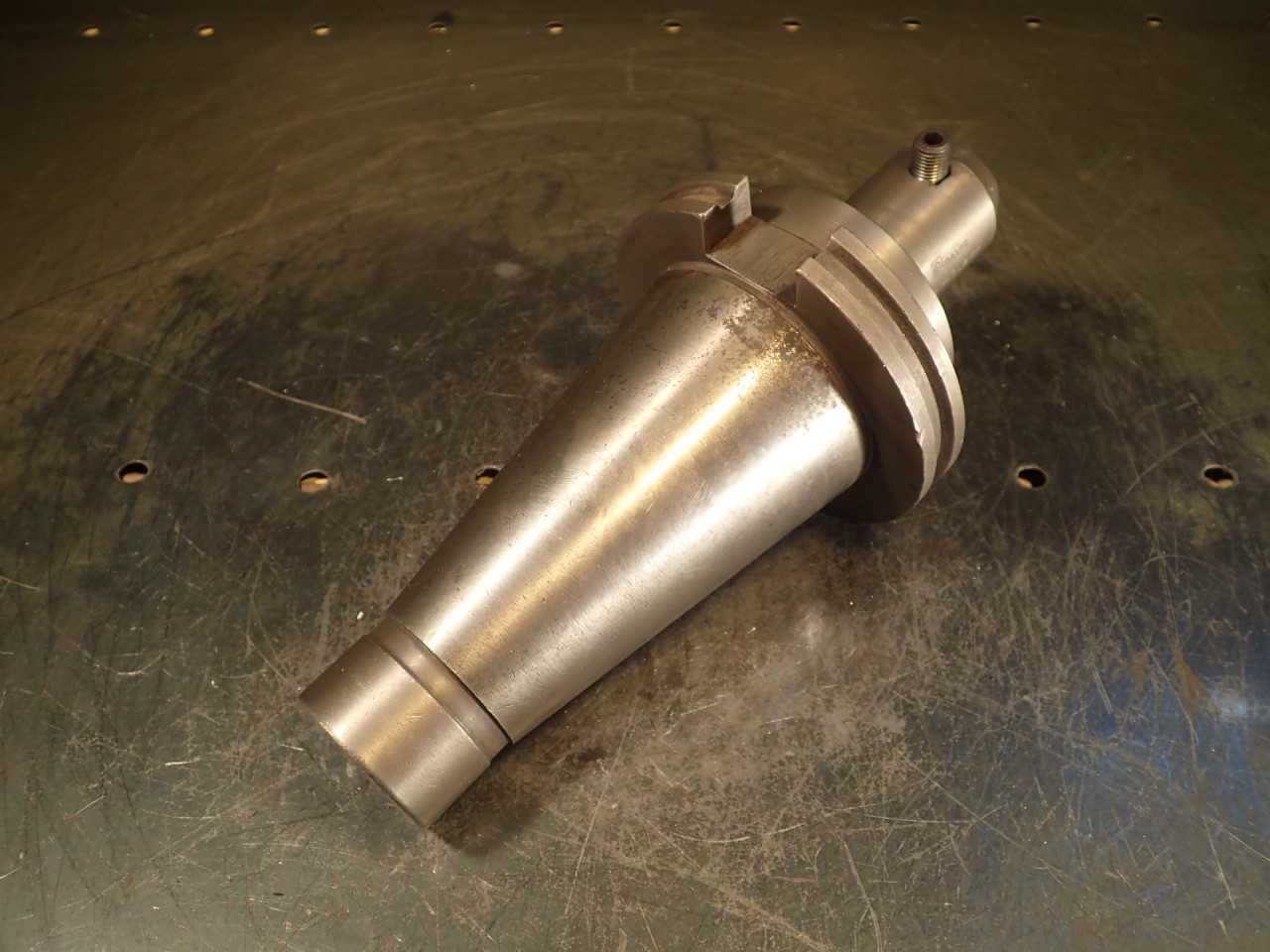 Davis 314-01222 1/2" End Mill Tool Holder: 3-3/8" Projection NMTB-50 Taper Shank - HOLEMAKING TOOLS