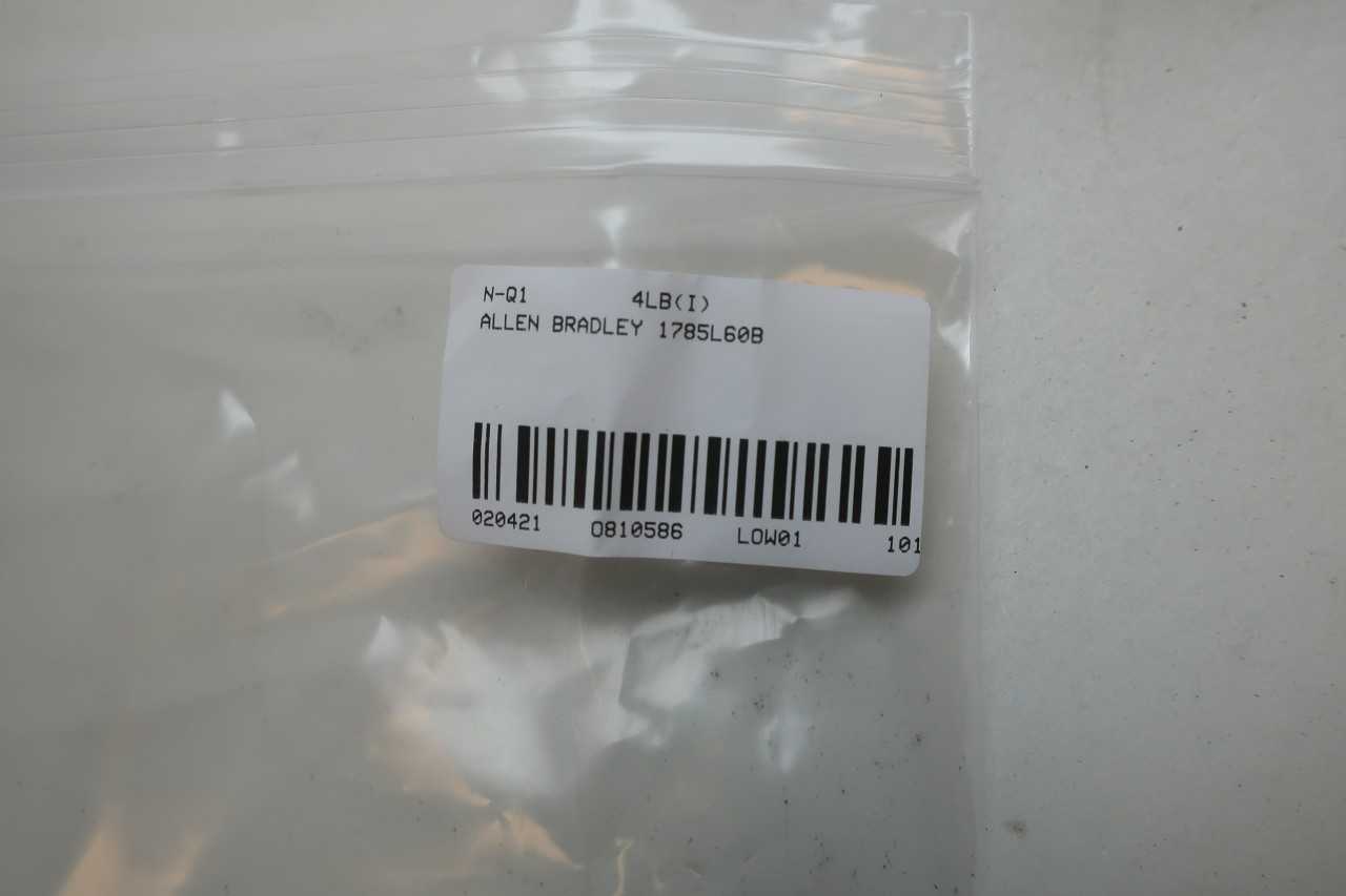 ALLEN BRADLEY 1785L60B SER E PROCESSOR MODULE - AUTOMATION & CONTROLS