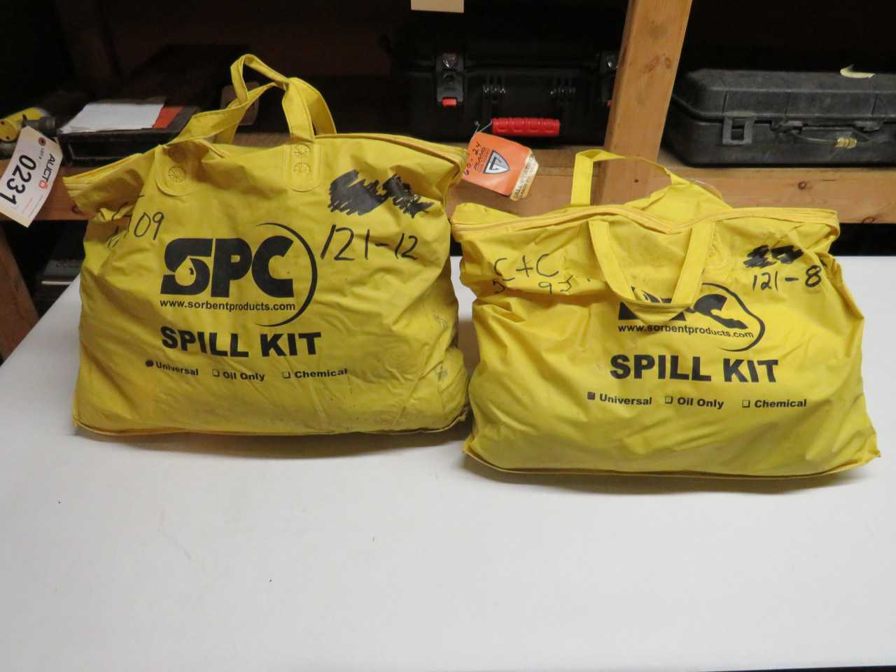 LOT OF 2 SPC SPILL KITS - MATERIAL HANDLING
