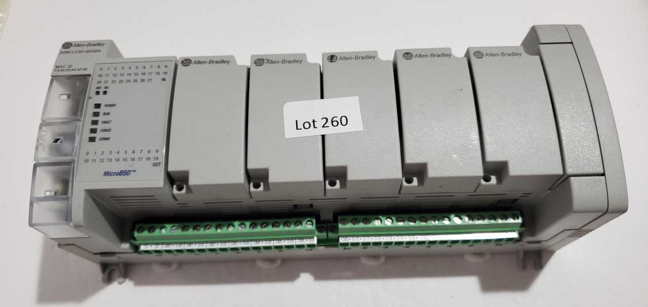 Allen Bradley Micro 850  2080-LC50-48QBB PLC - AUTOMATION & CONTROLS