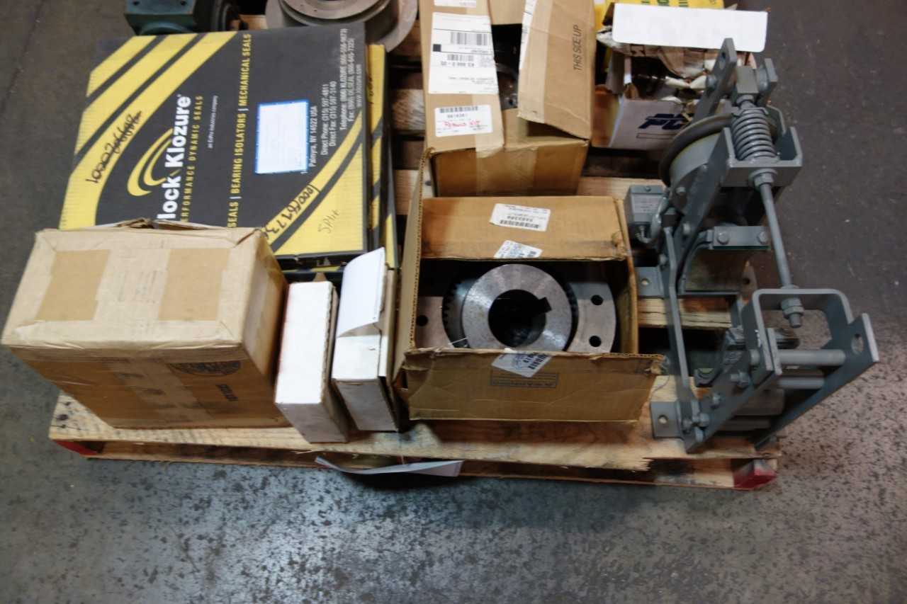 1 PALLET OF ASSORTEDSPROCKETS, OIL-SEALS, CLUTCHES, BUSHING- TOG MANUFACTURING, DODGE, DIAMOND POWER - OIL SEAL