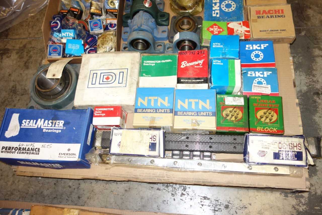 1 PALLET OF ASSORTED BEARINGS - BEARINGS 1 PALLET OF ASSORTED BEARINGS - BEARINGS