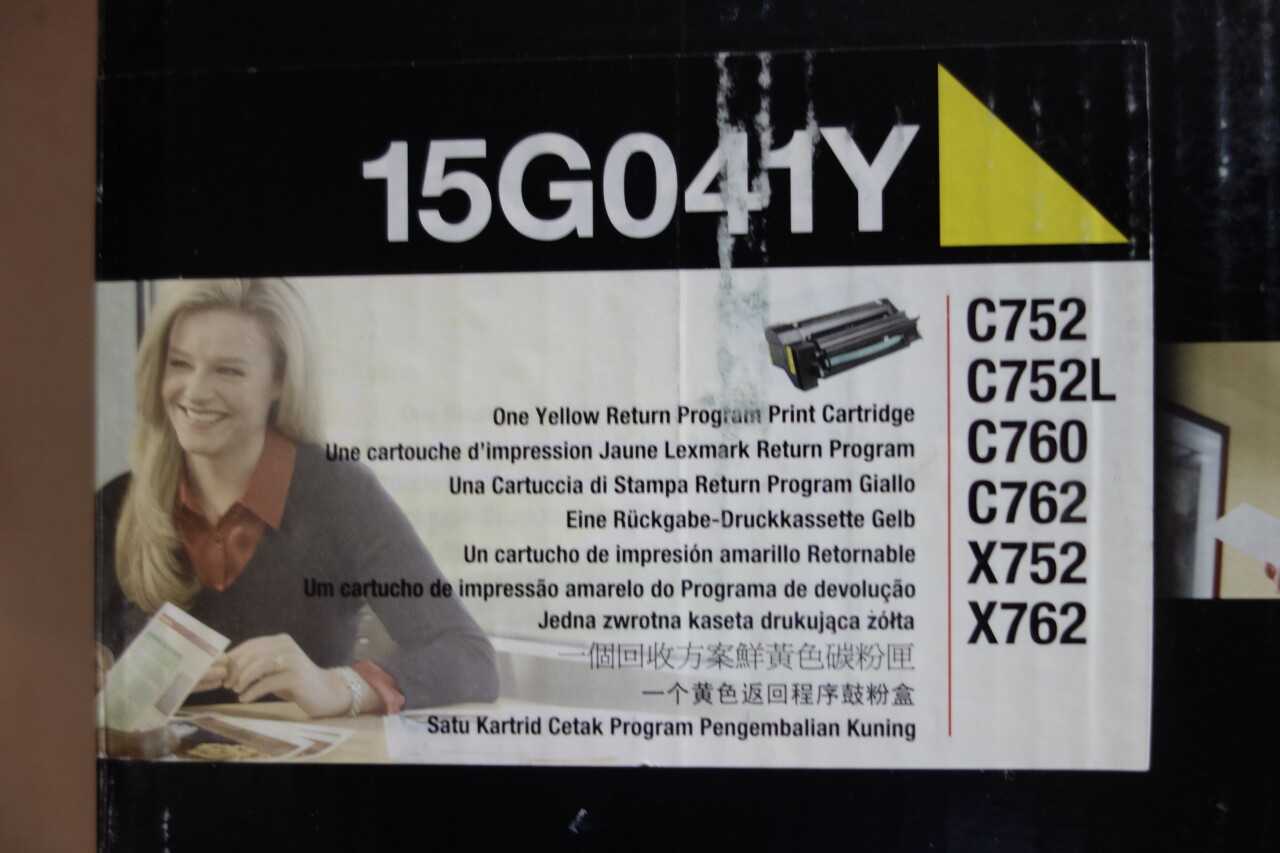 LOT OF ASSORTED LEXMARK RETURN PROGRAM PRINT CARTRIDGES - INDUSTRIAL PARTS