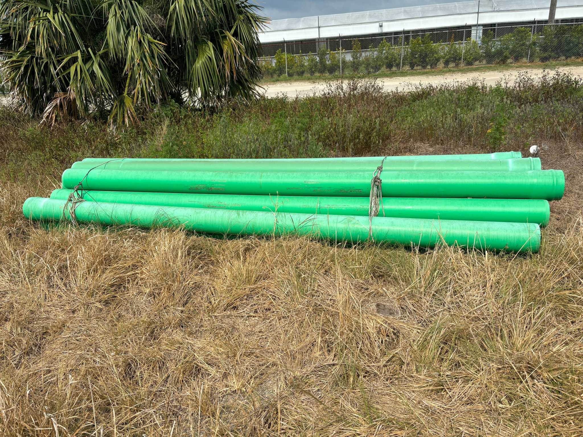GREEEN PVC SEWER 8 INCH PIPE - PIPE