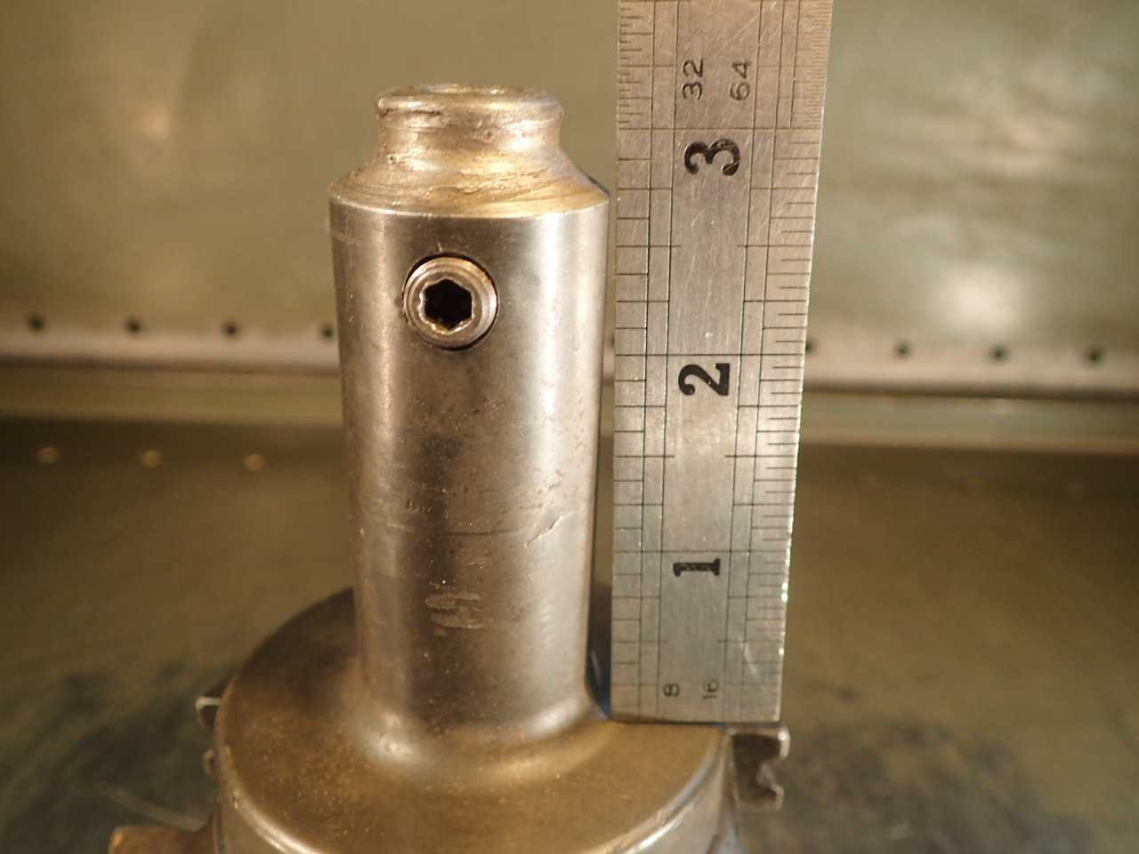 3/8" End Mill Tool Holder: 4-1/2" Projection, CAT-50 V-Flange Taper Shank - MACHINING ACCESSORIES & TOOLING